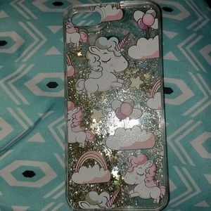 Unicorn water iphone Se phone case
